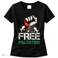 Palestine Flag Free Palestine Save Gaza Strip Women's T-Shirt thumb 0