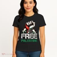 Palestine Flag Free Palestine Save Gaza Strip Women's T-Shirt thumb 4