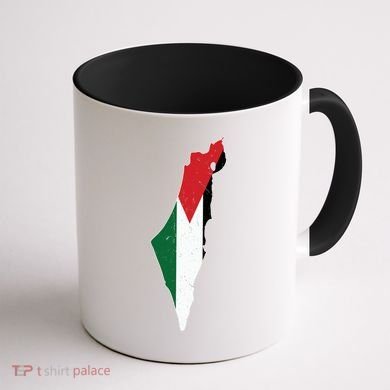 Palestine Flag Free Palestine Gift Coffee Mug back