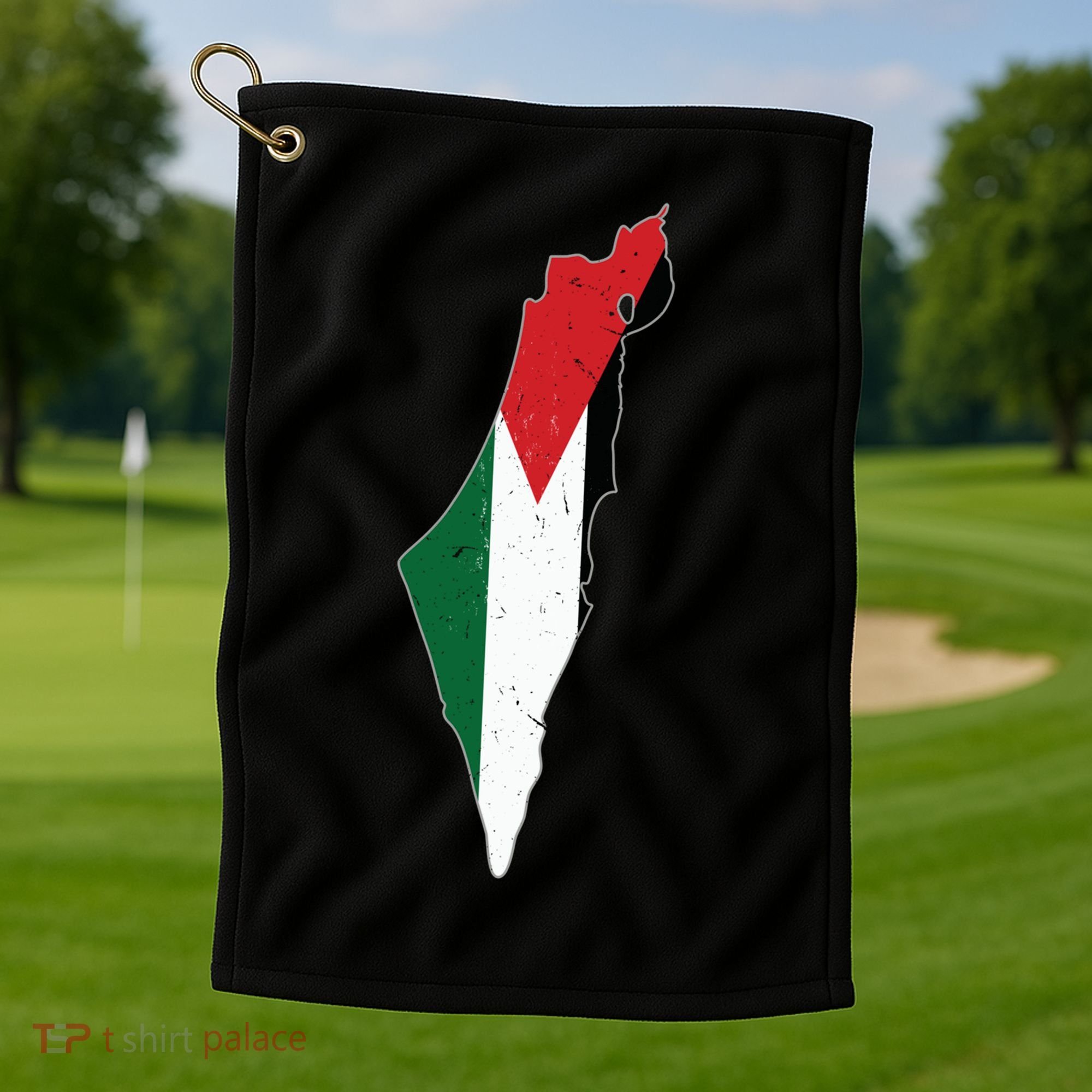 Palestine Flag Free Palestine Gift Golf Towel