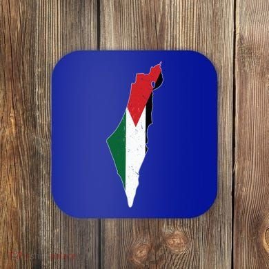 Palestine Flag Free Palestine Gift Coaster