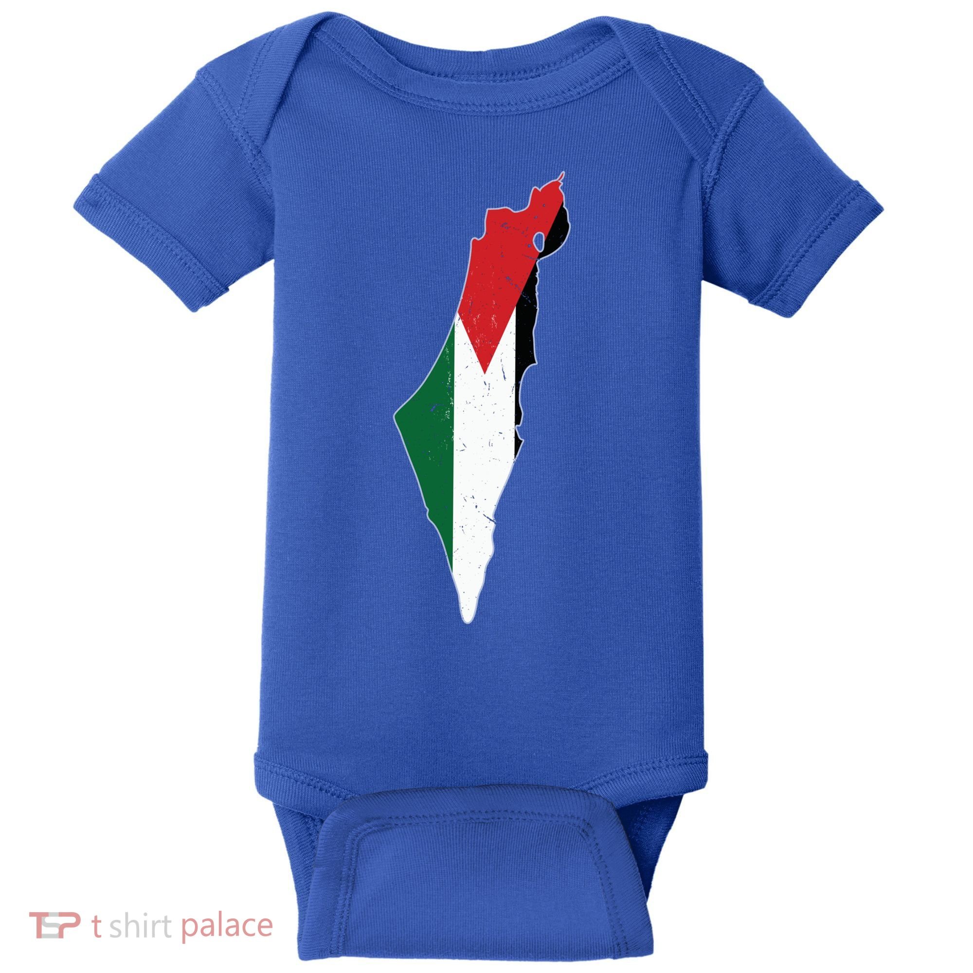 Palestine Flag Free Palestine Gift Baby Bodysuit