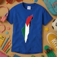 Palestine Flag Free Palestine Gift Kids T-Shirt thumb 3