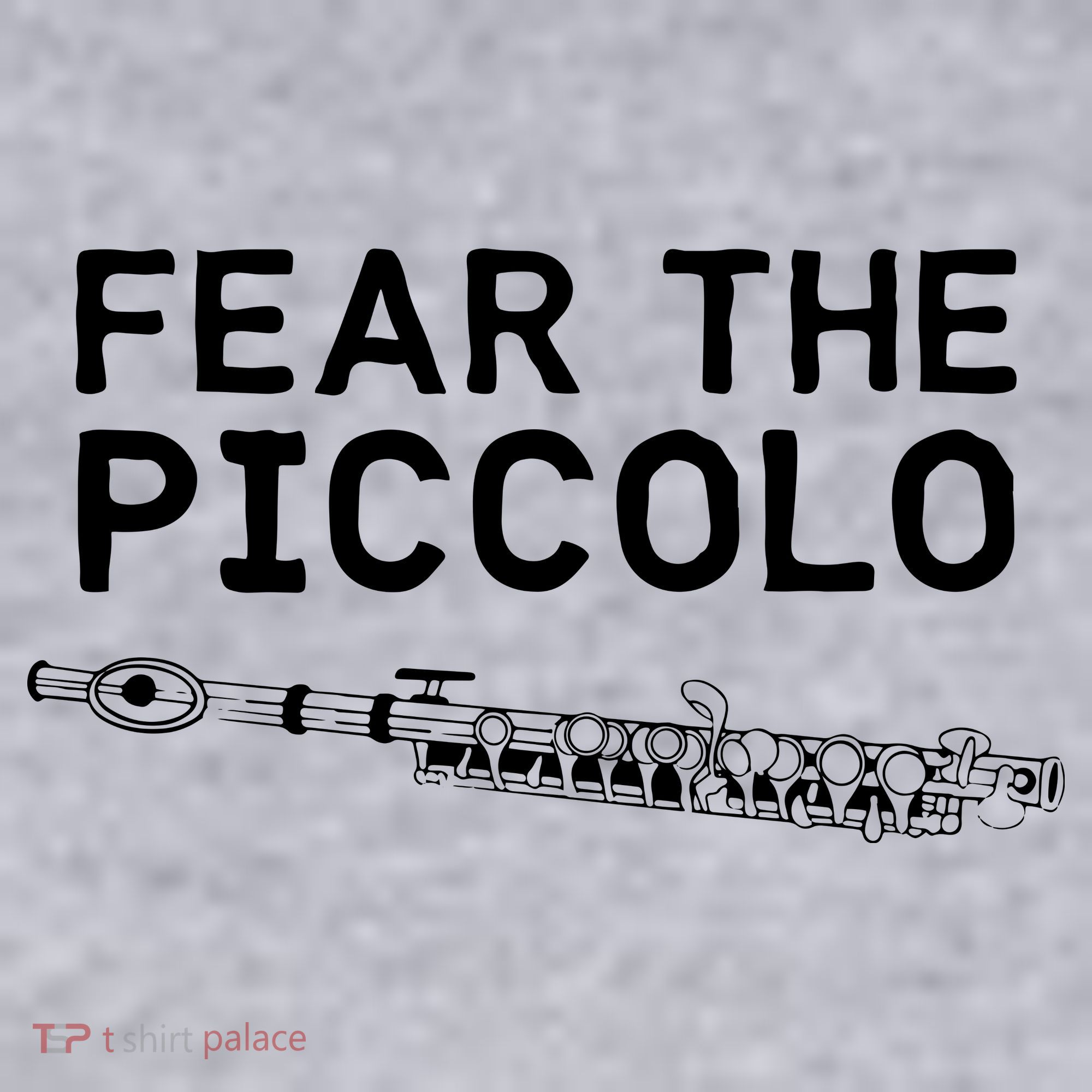 Piccolo Flute Fear The Piccolo Flutist Women's Racerback Cropped Tank
