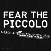 Piccolo Flute Fear The Piccolo Flutist Ladies PosiCharge Tri-Blend Wicking Tank thumb 2