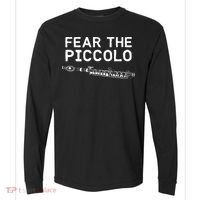 Piccolo Flute Fear The Piccolo Flutist Comfort Colors Heavyweight Long Sleeve T-Shirt thumb 0