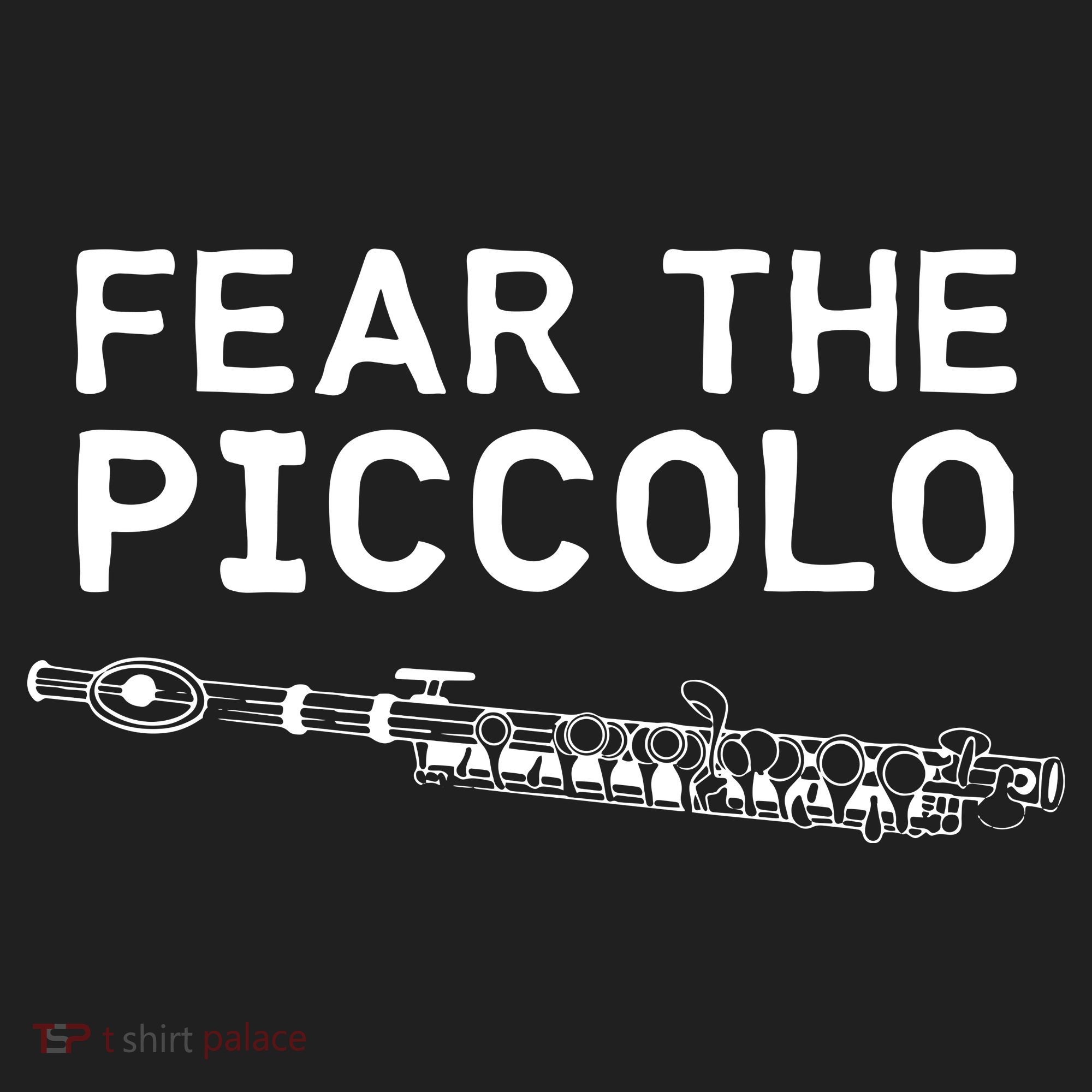 Piccolo Flute Fear The Piccolo Flutist Comfort Colors Heavyweight Long Sleeve T-Shirt