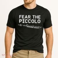 Piccolo Flute Fear The Piccolo Flutist Cooling Performance Crew T-Shirt thumb 2