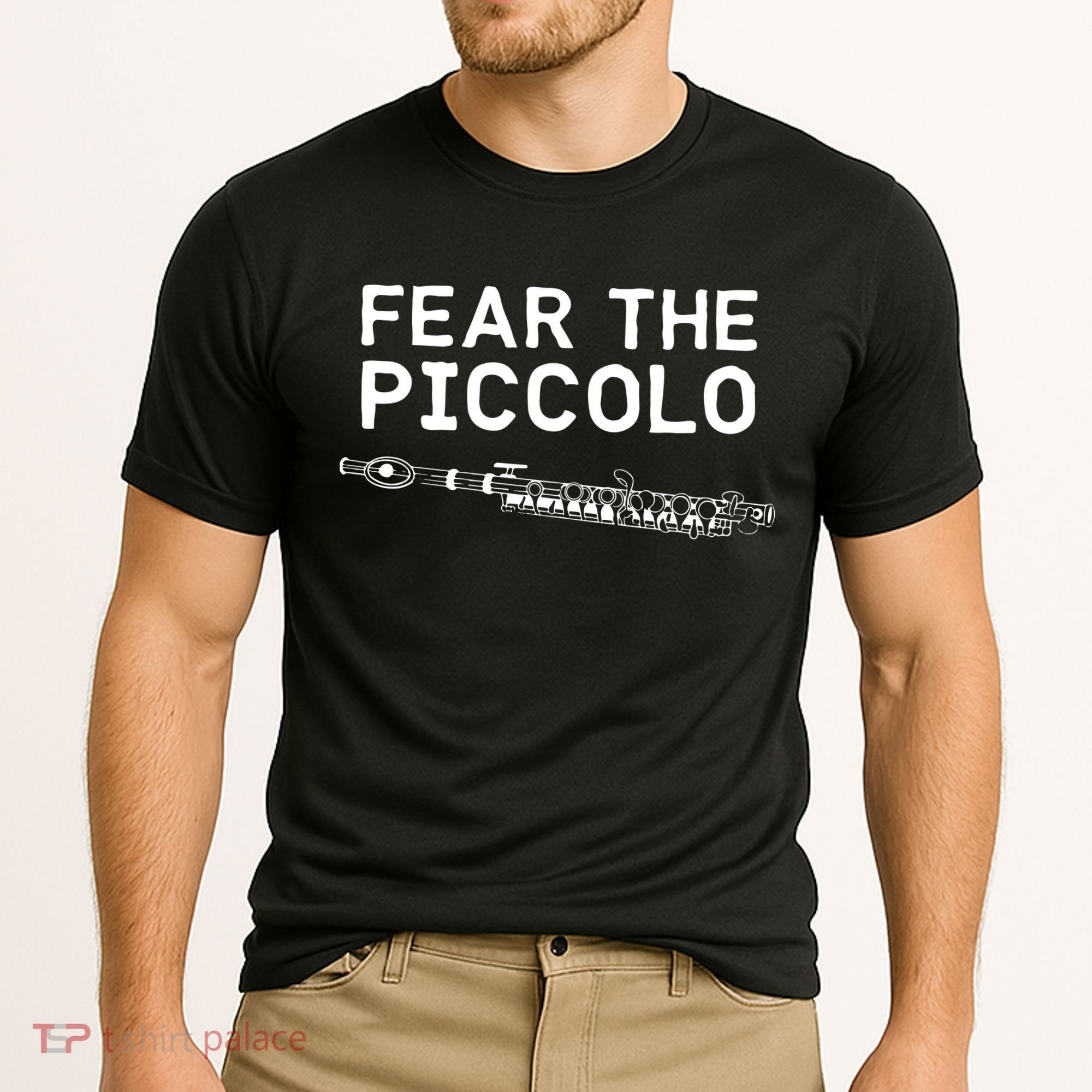 Piccolo Flute Fear The Piccolo Flutist Cooling Performance Crew T-Shirt