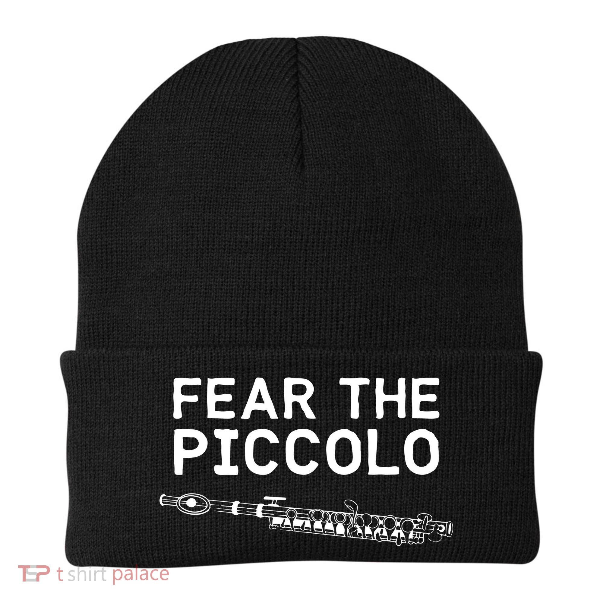 Piccolo Flute Fear The Piccolo Flutist Beanie