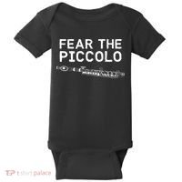 Piccolo Flute Fear The Piccolo Flutist Baby Bodysuit thumb 0