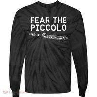 Piccolo Flute Fear The Piccolo Flutist Tie-Dye Long Sleeve Shirt thumb 0