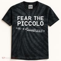 Piccolo Flute Fear The Piccolo Flutist Kids Tie-Dye T-Shirt thumb 0