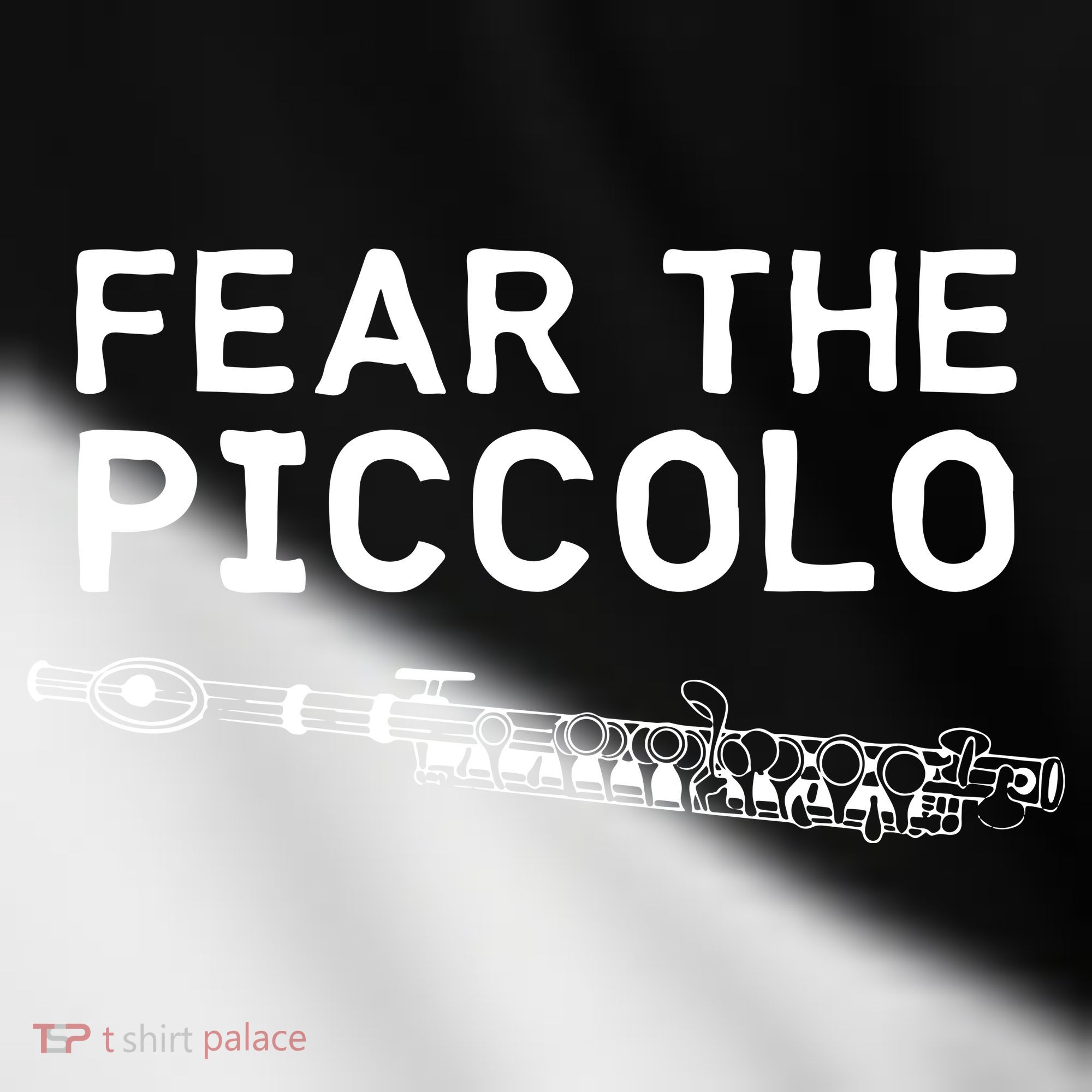 Piccolo Flute Fear The Piccolo Flutist Toddler Fine Jersey T-Shirt