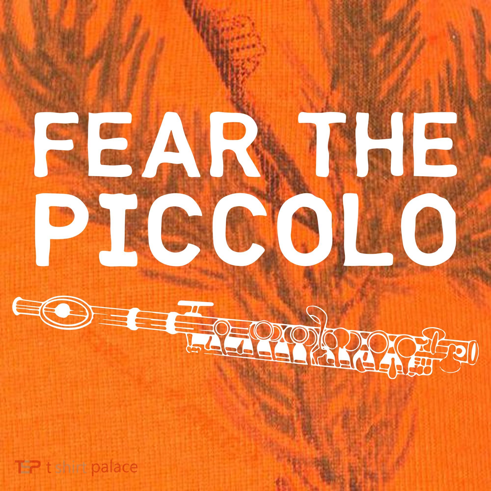 Piccolo Flute Fear The Piccolo Flutist Kati Licensed 12" Camo Cuffed Beanie