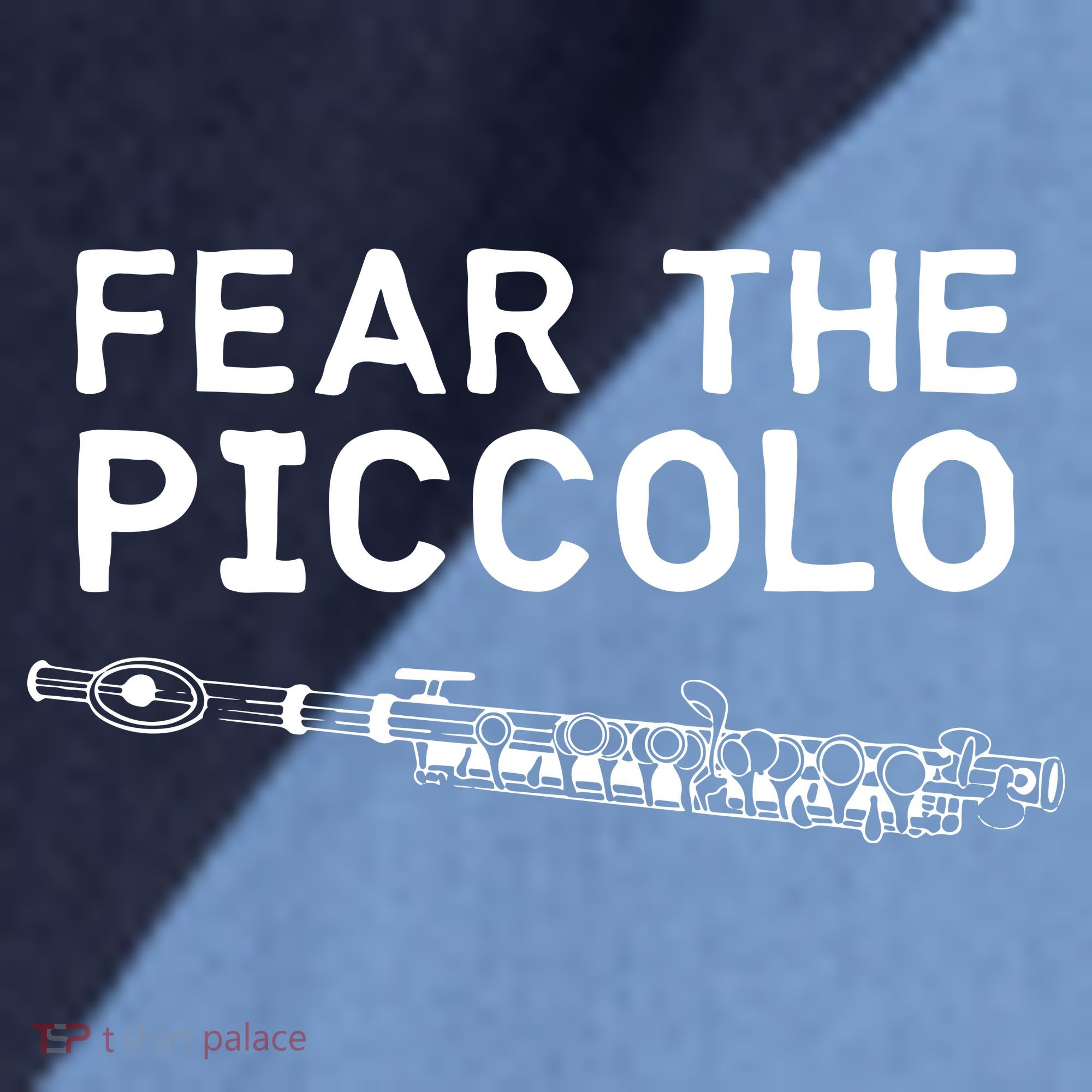 Piccolo Flute Fear The Piccolo Flutist Raglan Baseball Sleeve Shirt