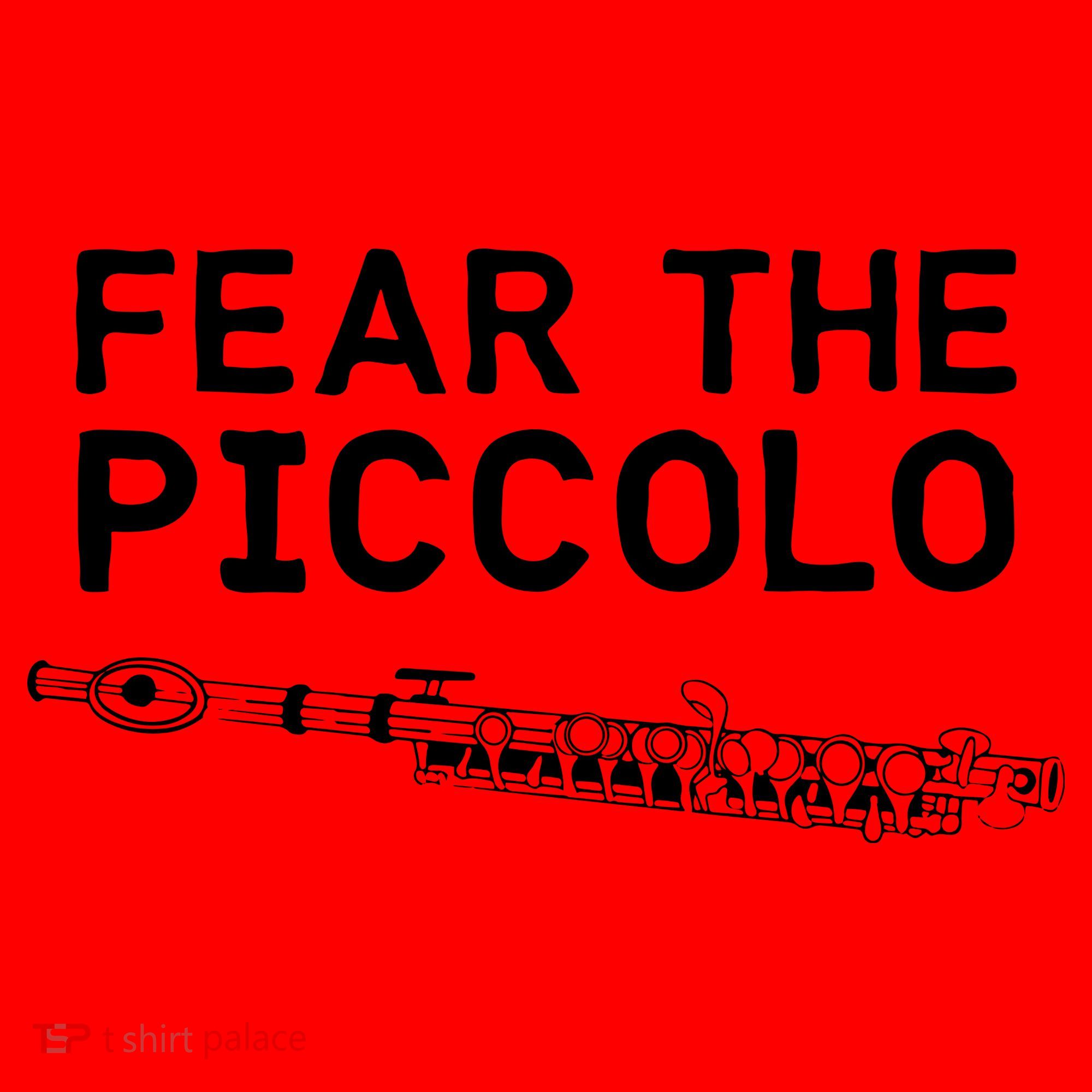 Piccolo Flute Fear The Piccolo Flutist Santa Hat