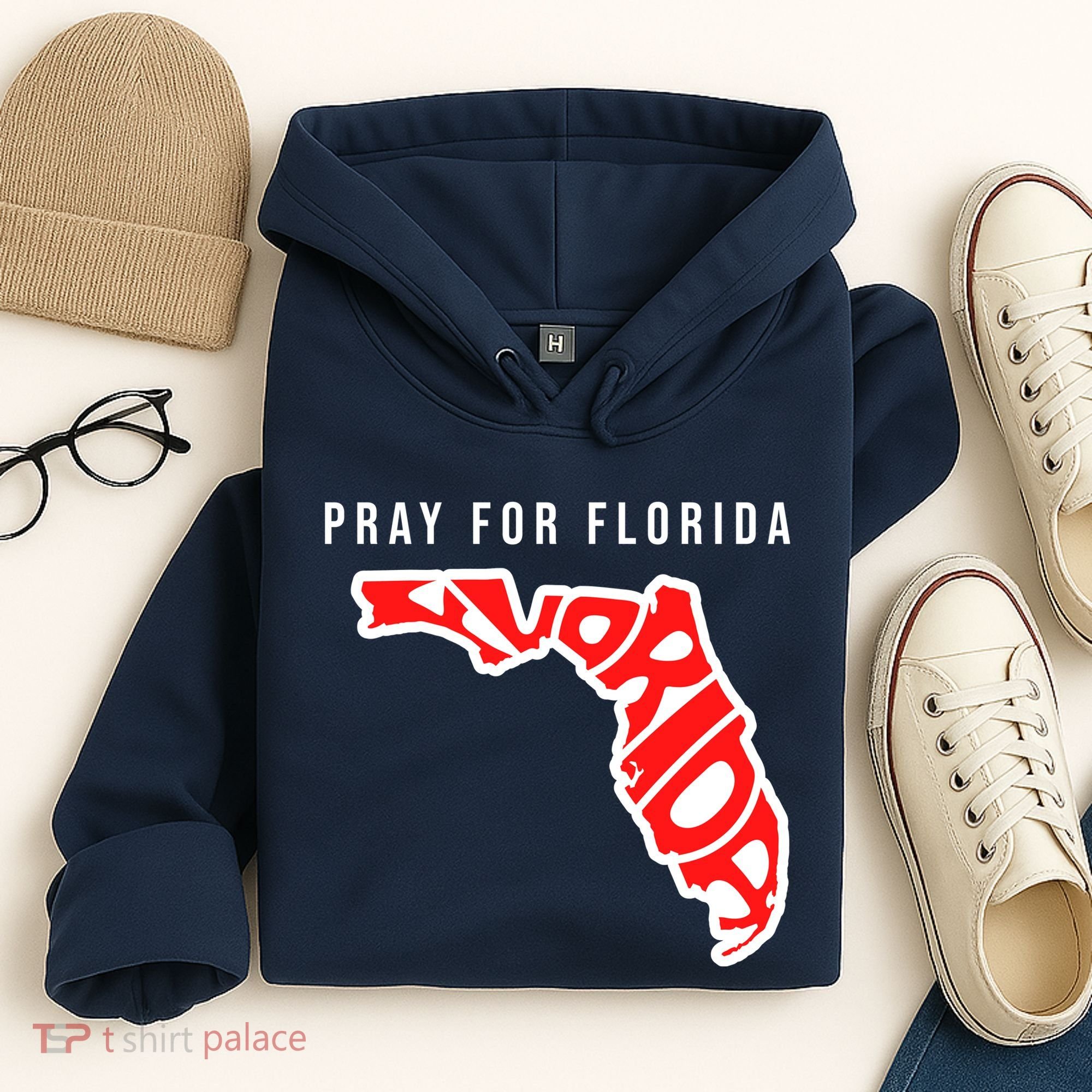 Pray For Florida Hurricane IAN Survivor Hoodie