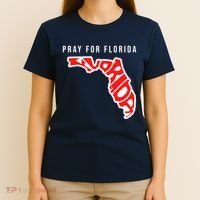 Pray For Florida Hurricane IAN Survivor T-Shirt thumb 4