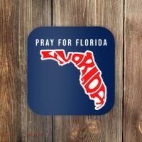 Pray For Florida Hurricane IAN Survivor Coaster thumb 0