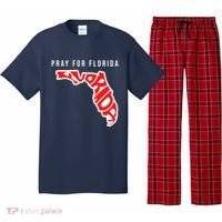Pray For Florida Hurricane IAN Survivor Pajama Set thumb 0