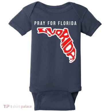 Pray For Florida Hurricane IAN Survivor Baby Bodysuit