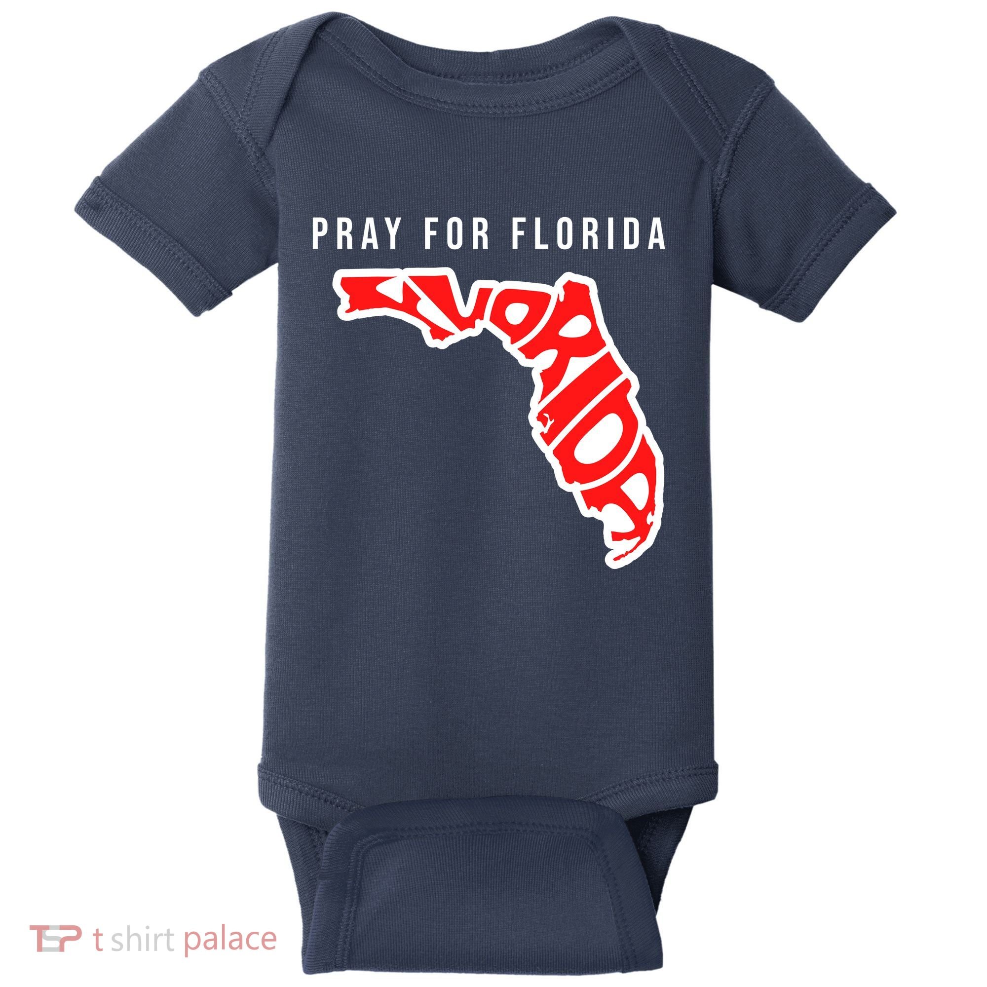 Pray For Florida Hurricane IAN Survivor Baby Bodysuit