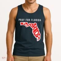 Pray For Florida Hurricane IAN Survivor Tank Top thumb 3