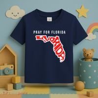 Pray For Florida Hurricane IAN Survivor Toddler T-Shirt thumb 3