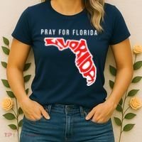 Pray For Florida Hurricane IAN Survivor Women's T-Shirt thumb 2