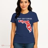 Pray For Florida Hurricane IAN Survivor Women's T-Shirt thumb 4