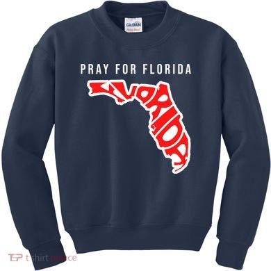 Pray For Florida Hurricane IAN Survivor Kids Sweatshirt