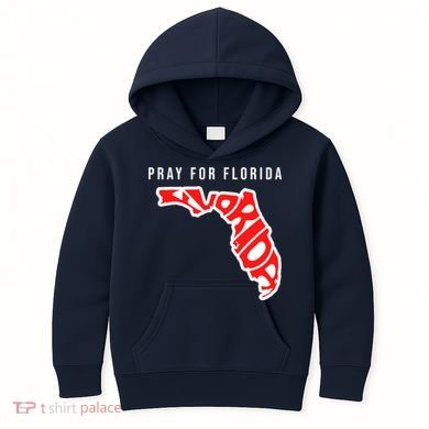 Pray For Florida Hurricane IAN Survivor Kids Hoodie