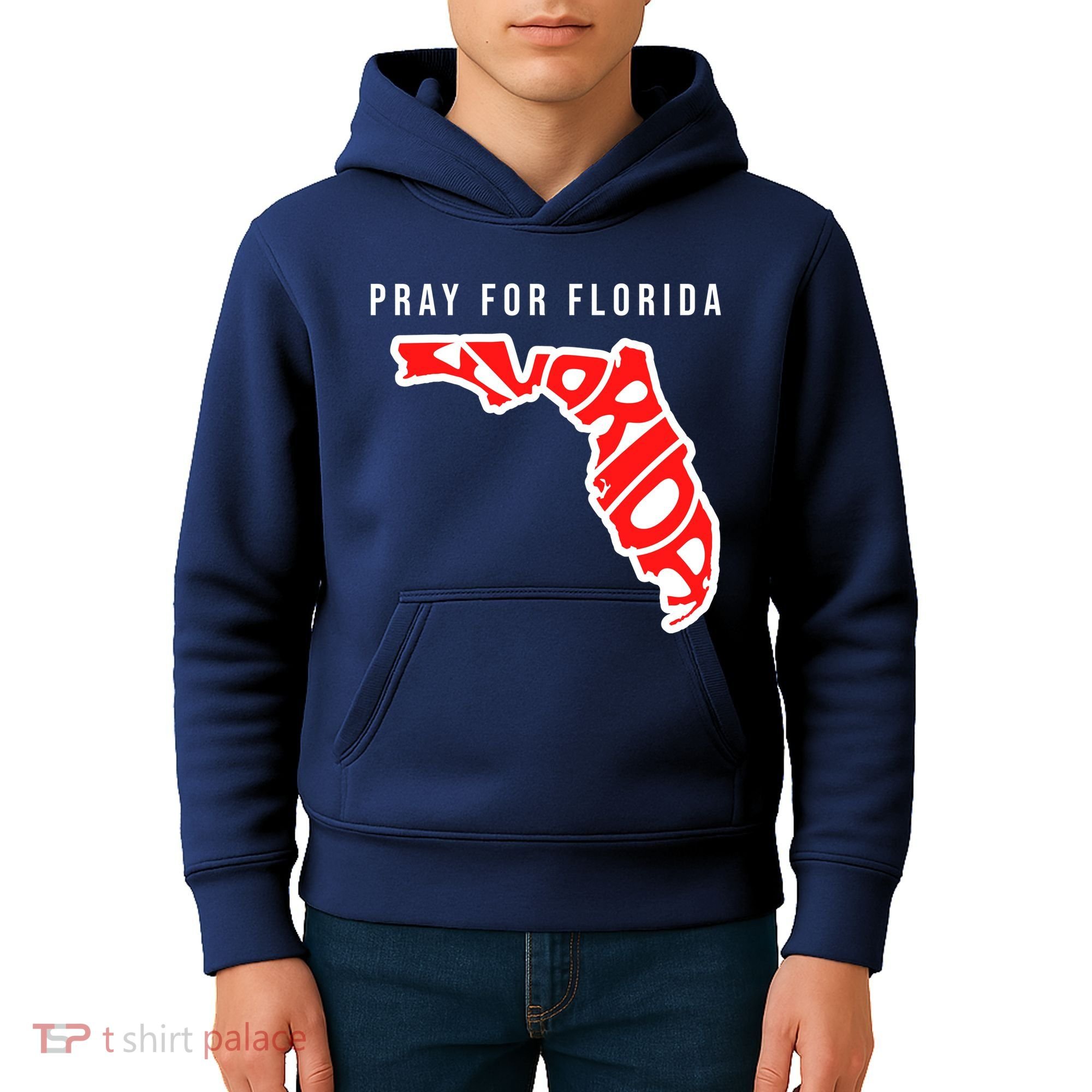 Pray For Florida Hurricane IAN Survivor Kids Hoodie