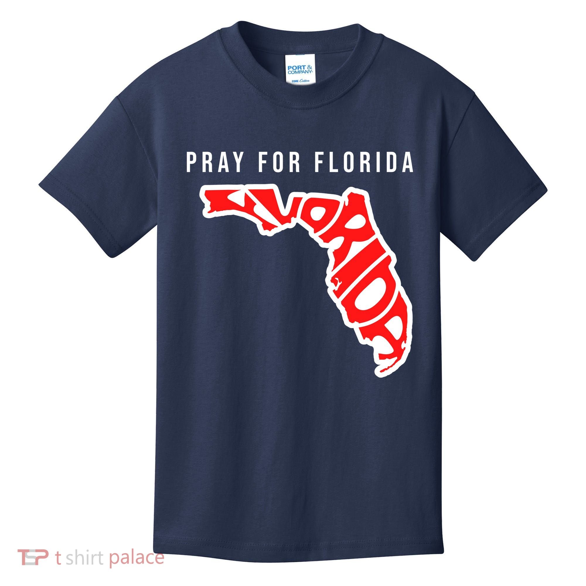 Pray For Florida Hurricane IAN Survivor Kids T-Shirt