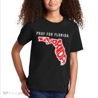 Pray For Florida Hurricane IAN Survivor Kids T-Shirt thumb 2