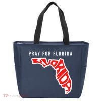 Pray For Florida Hurricane IAN Survivor Tote Bag thumb 0