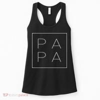 PAPA Funny Fathers Day Present For Dad, Papa, Grandpa, Dada TShirt Women's Tank Top thumb 0