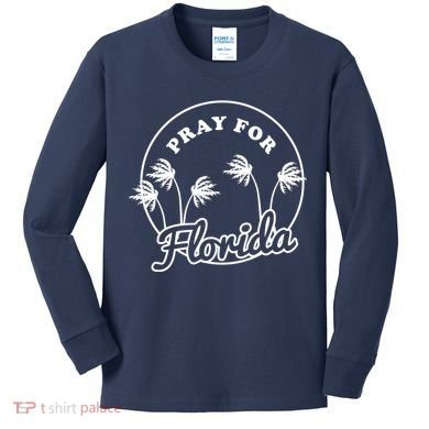 Pray For Florida Kids Long Sleeve Shirt