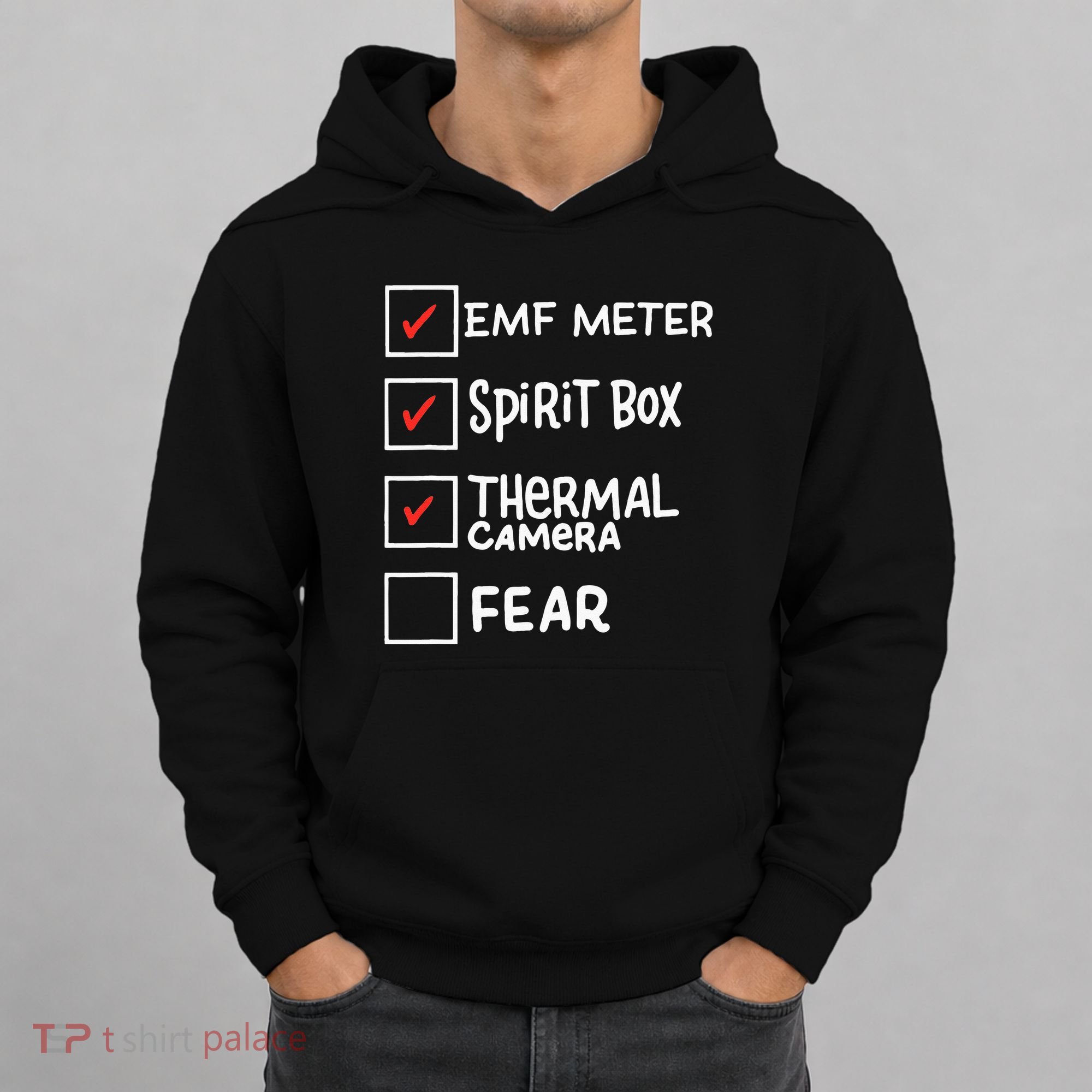 Phasmophobia Funny Ghost Hunter Paranormal Investigators Hoodie