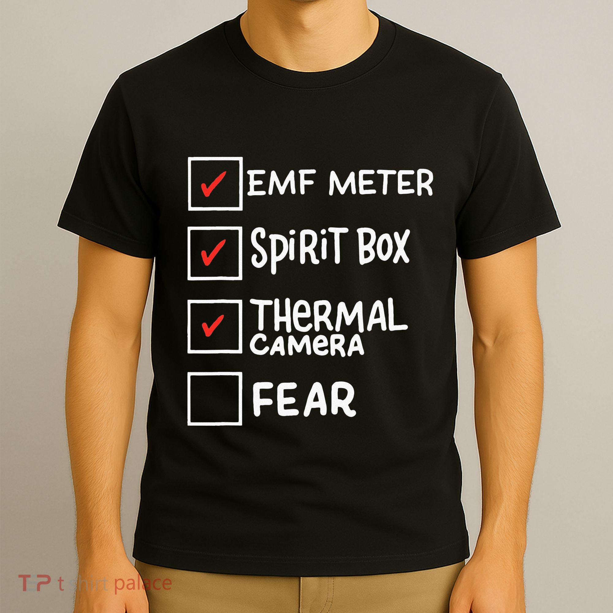 Phasmophobia Funny Ghost Hunter Paranormal Investigators T-Shirt