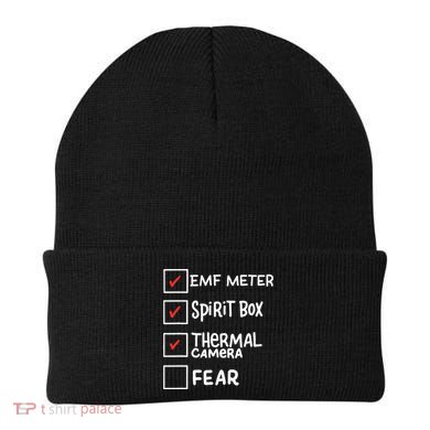 Phasmophobia Funny Ghost Hunter Paranormal Investigators Beanie