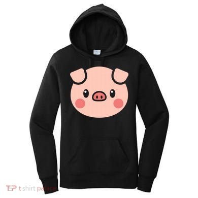 Pig Face Gift For Pig Lover Meaningful Gift Women's Hoodie