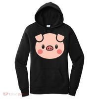 Pig Face Gift For Pig Lover Meaningful Gift Women's Hoodie thumb 0