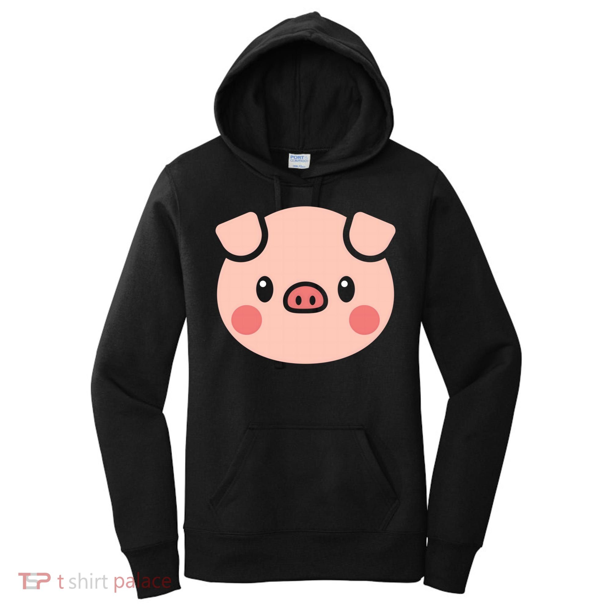 Pig Face Gift For Pig Lover Meaningful Gift Women's Hoodie