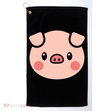 Pig Face Gift For Pig Lover Meaningful Gift Golf Towel