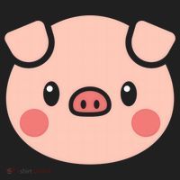 Pig Face Gift For Pig Lover Meaningful Gift Golf Towel thumb 3