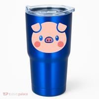 Pig Face Gift For Pig Lover Meaningful Gift Tumbler thumb 0