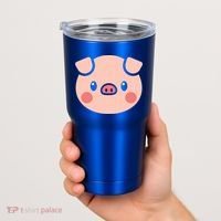 Pig Face Gift For Pig Lover Meaningful Gift Tumbler thumb 2