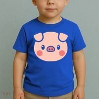 Pig Face Gift For Pig Lover Meaningful Gift Toddler T-Shirt thumb 2